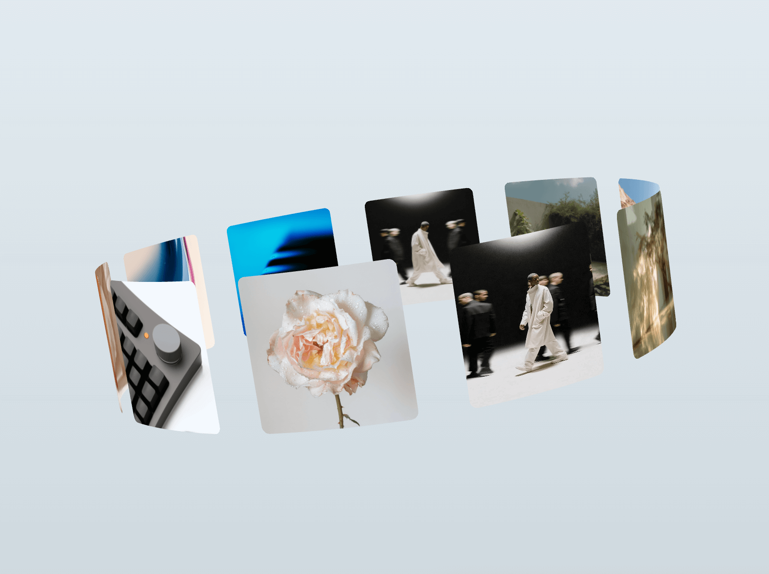 Three.js 3D Image & Video Carousel - Slider