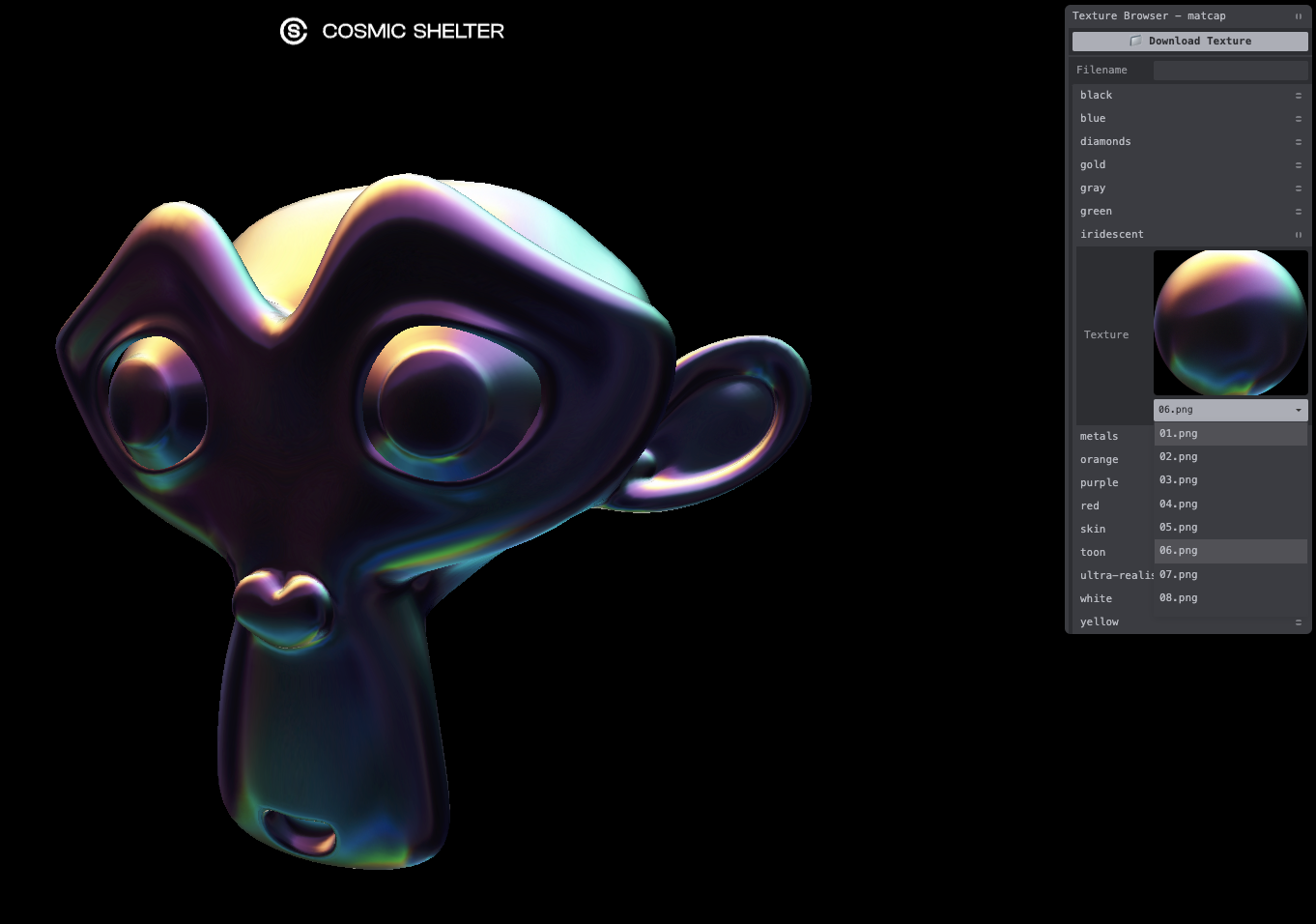 Cosmic Texture Browser