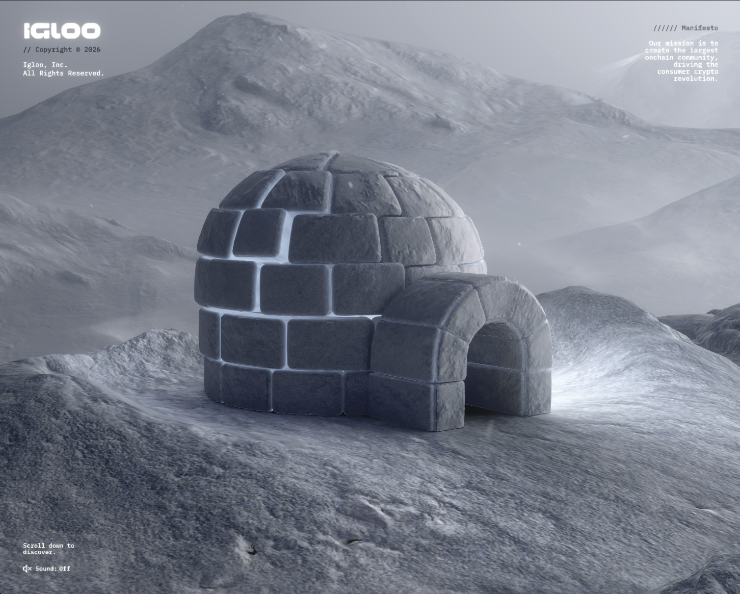 Igloo | Three.js Showcase